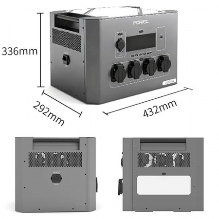 Портативная электростанция FORIEC YC2000 220V 2000Вт 2165 Вт·ч — купить в ДНР, цена в Донецке