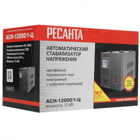 Стабилизатор напряжения Ресанта АСН-12000/1-Ц